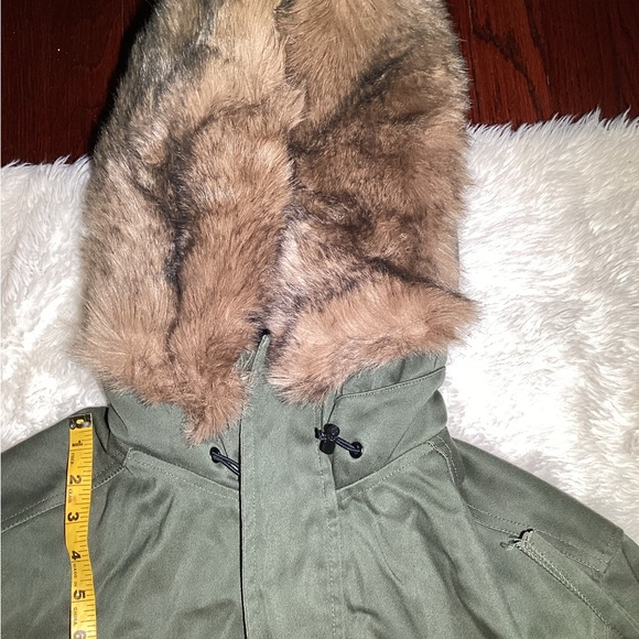 Trendiano “GRACIOUS POWER” army parka hoodie jacket size medium - Picture 11 of 15